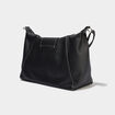 Sac port&eacute;-&eacute;paule rectangulaire noir femme
