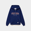 Sweat zipp&eacute; &agrave; capuche bleu fonc&eacute; femme