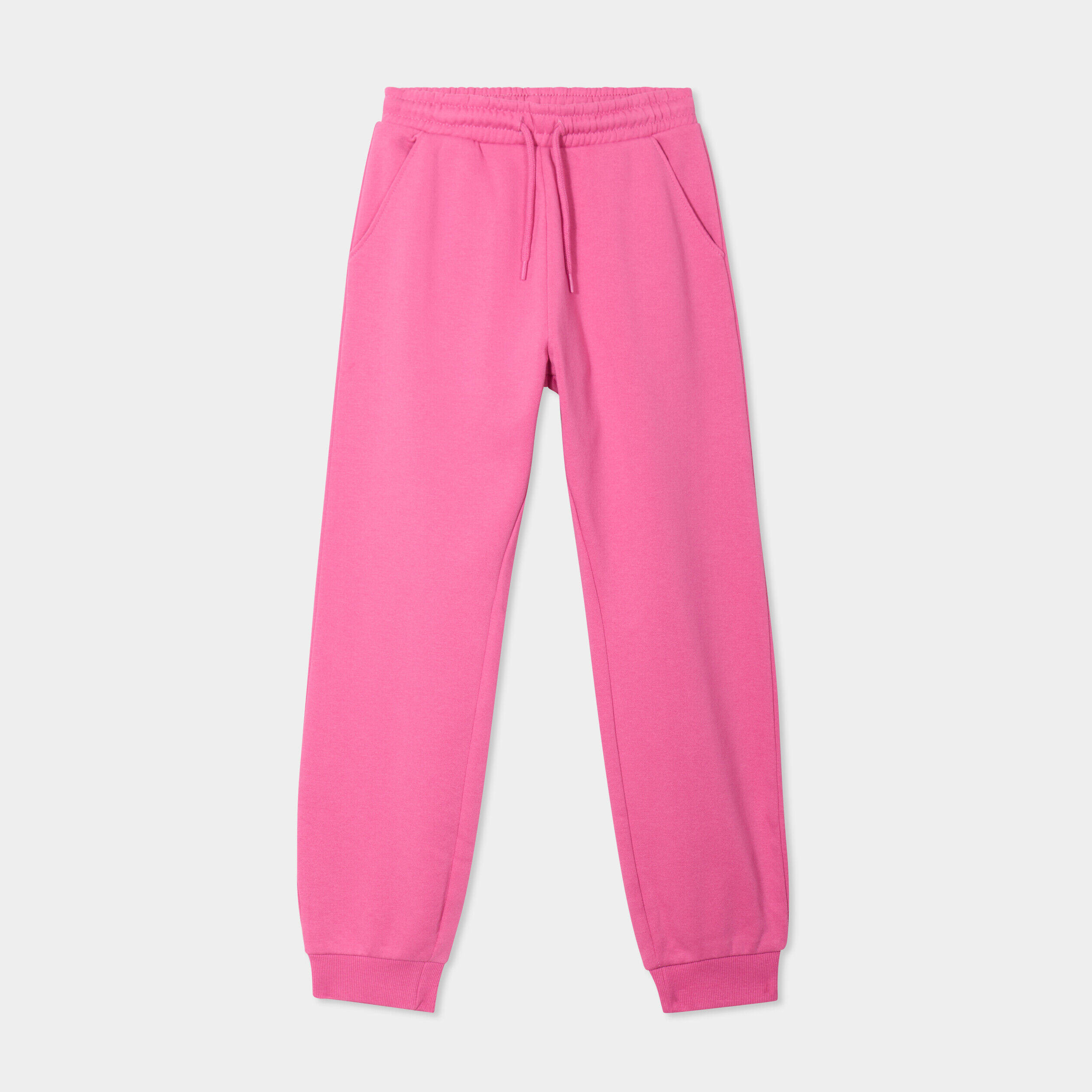 Pantalon de jogging molleton rose fushia fille LH
