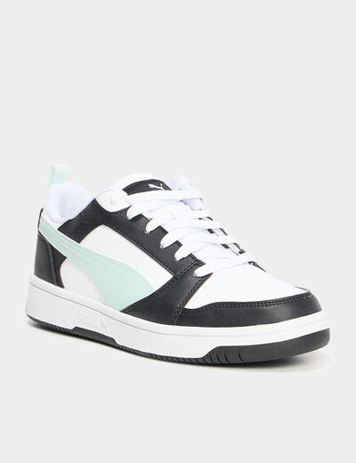 Tennis basses à lacets Puma Rebound V6 vert pastel femme