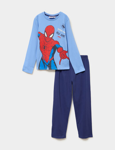 Ensemble pyjama 2 pi&egrave;ces Spider-Man bleu lavande gar&ccedil;on
