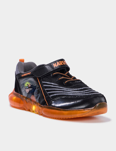 Baskets running lumineuses Naruto noir garçon