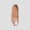 Ballerines irisées à noeud sable fille