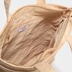 Sac tote bag zipp&eacute; sable femme
