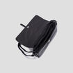 Sac bandoulière à rabat rectangulaire noir femme