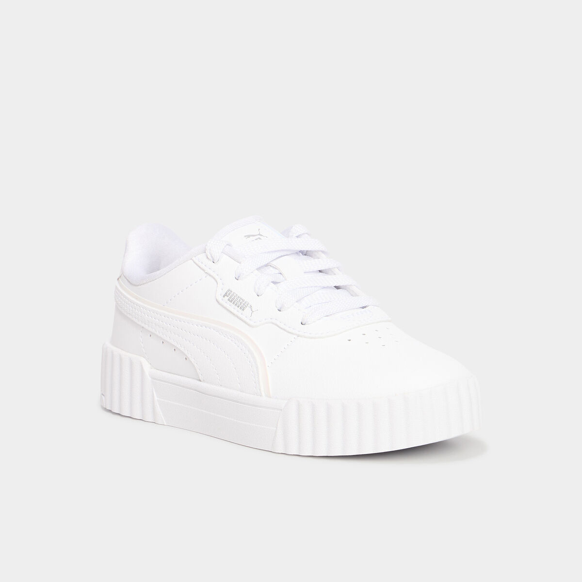 Tennis basses &agrave; lacets Puma mauve fille