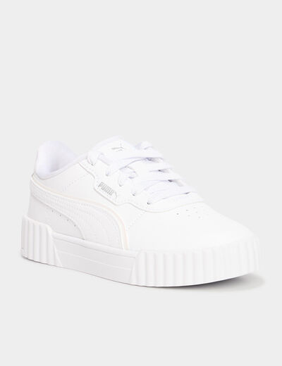 Tennis basses à lacets Puma mauve fille