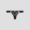 String en dentelle noir femme