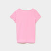 Ensemble pyjama short et t-shirt coton rose fille