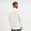 Chemise manches retroussables ivoire homme