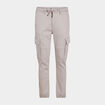 Pantalon cargo slim à coulisse sable homme