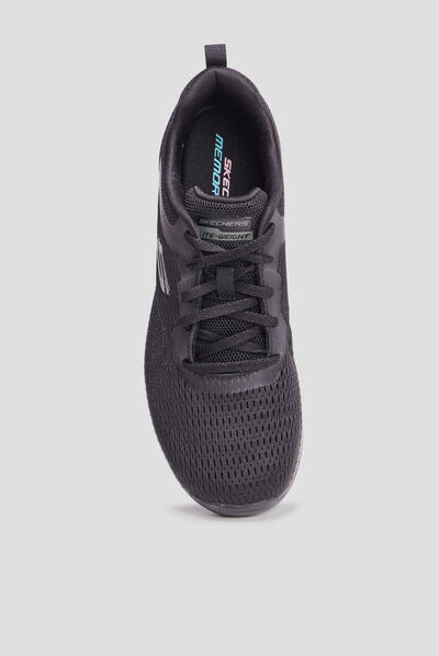 Baskets running mémoire forme Skechers noir femme