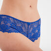 Shorty en dentelle bleu electrique femme