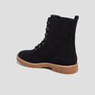 Bottines à lacets noir femme