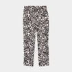 Pantalon fluide coupe cigarette blanc femme