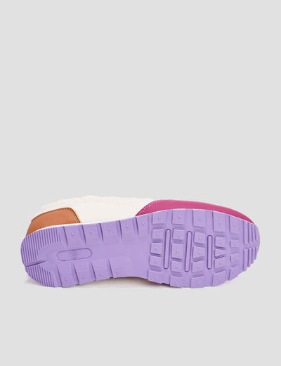 Baskets running laine de mouton Creeks multicolore femme