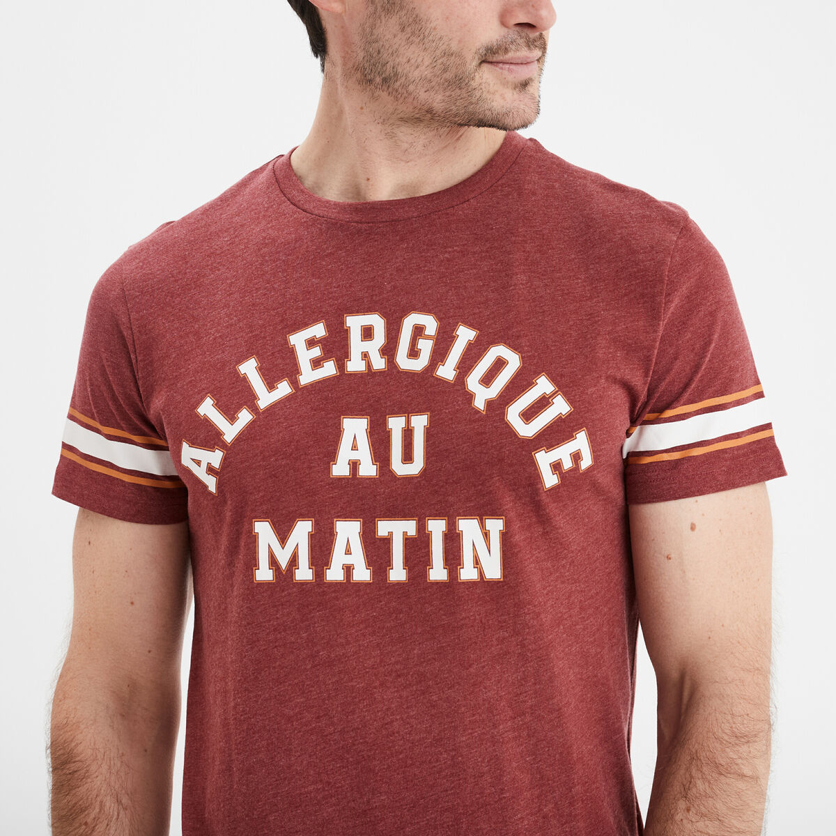 Ensemble pyjama short bordeaux homme