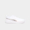 Tennis basses &agrave; lacets Carina 3.0 Puma gris argent femme