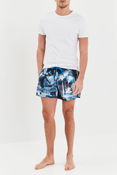 Short de bain Freegun bleu homme