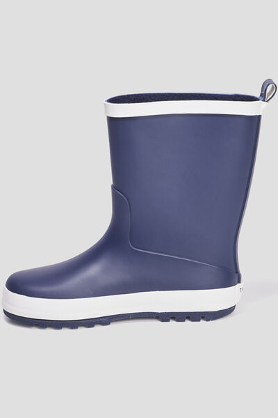 Bottes de pluie Trappeur bleu marine gar&ccedil;on