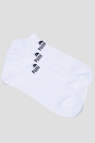Lot 3 paires chaussettes Puma blanc femme