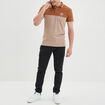 Polo manches courtes coton Creeks marron homme