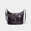 Sac cabas avec mousqueton noir femme