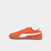 Tennis basses &agrave; lacets en cuir Puma Club orange fonc&eacute; homme