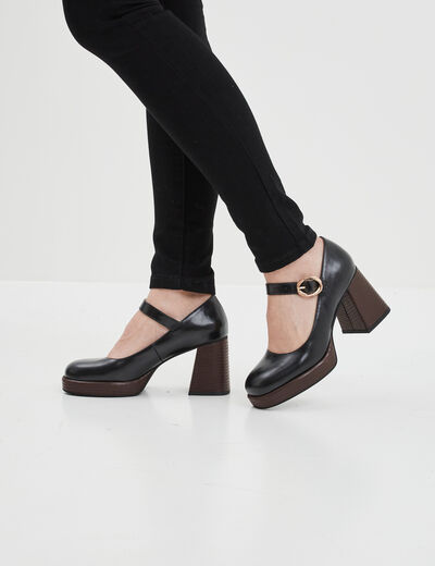 Escarpins à talons avec bride Liberto noir femme