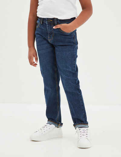 Jeans denim regular 5 poches denim brut garçon