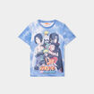 T-shirt manches courtes Naruto bleu garçon