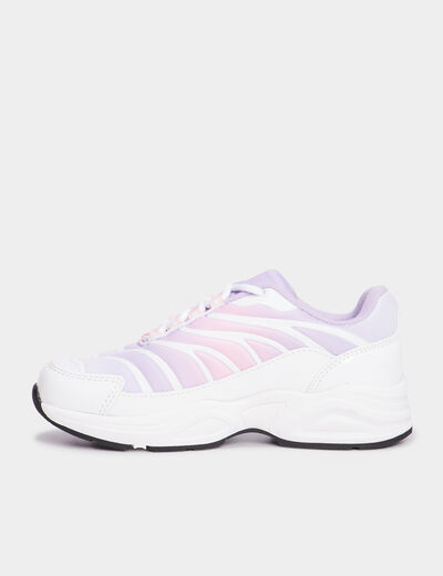 Baskets running semelles bulles Liberto rose fille