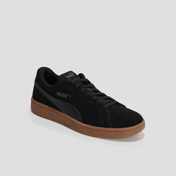 tennis a lacets puma smash jaune clair homme Tennis à lacets Puma Smash jaune clair homme