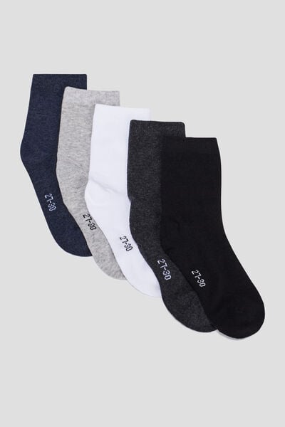 Lot 5 paires de chaussettes multicolore b&eacute;b&eacute; gar&ccedil;on