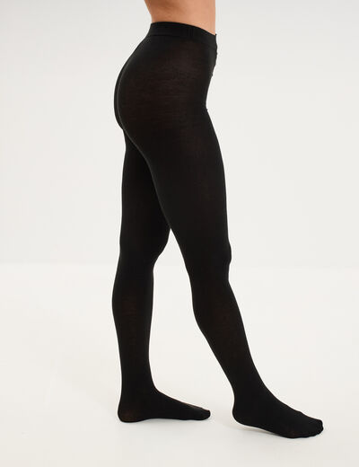 Collants opaques noir femme