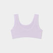 Lot 2 brassières bretelles larges parme fille