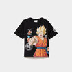 T-shirt coton Dragon Ball Super noir garçon