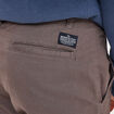 Pantalon chino slim stretch taupe homme
