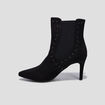 Bottines à talons noir femme