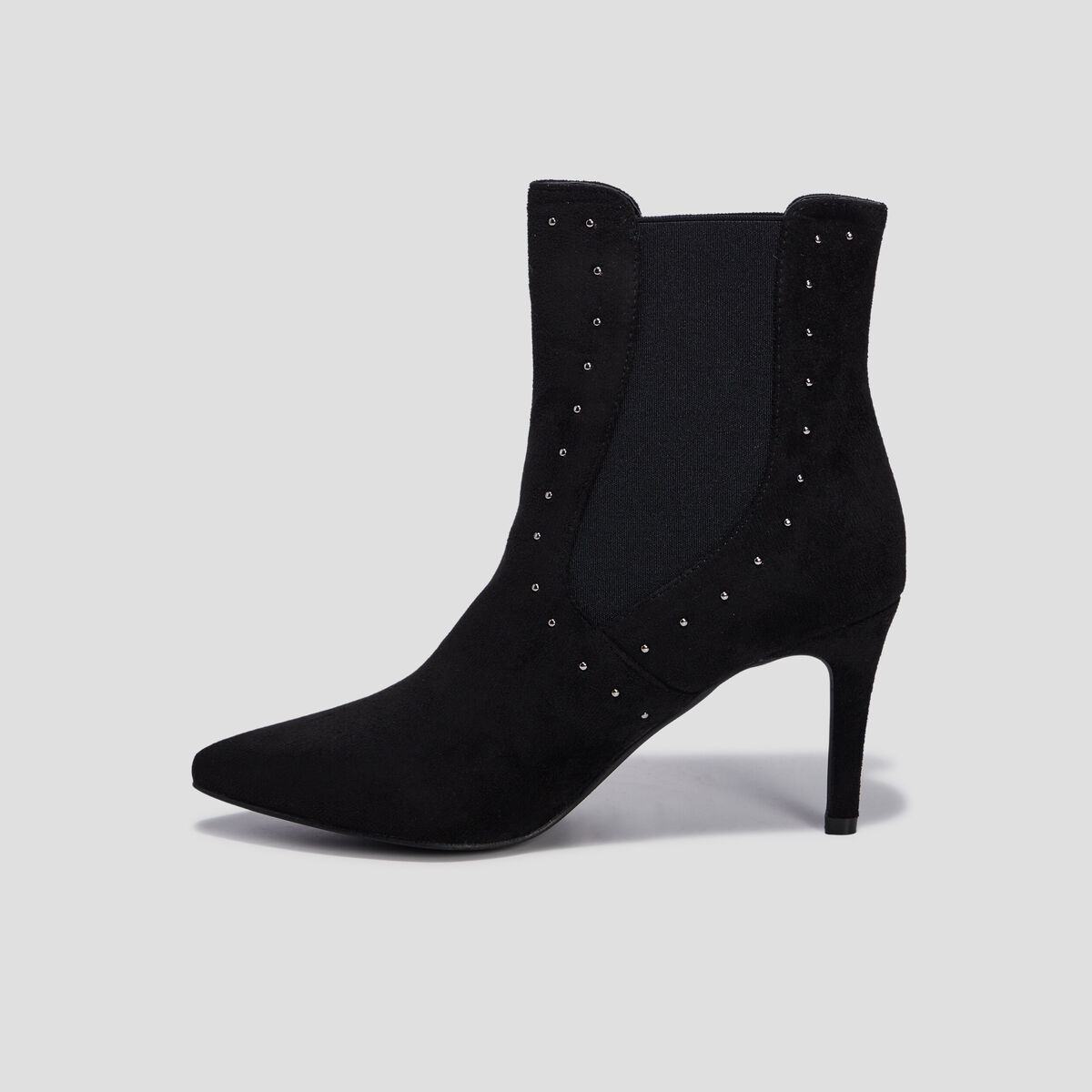 Bottines à talons noir femme
