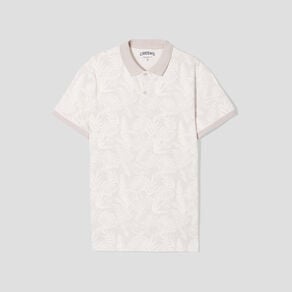 polo droit manches courtes coton creeks beige homme Polo droit manches courtes coton Creeks beige homme