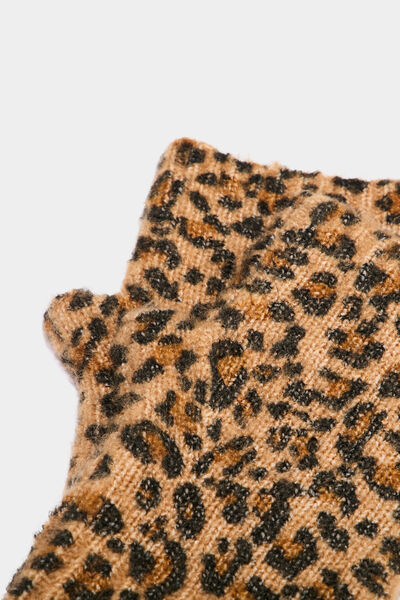 Mitaines camel femme