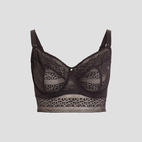Soutien-gorge emboîtant noir femme grande taille
