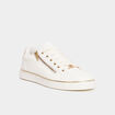 Tennis basses &agrave; lacets Mosquitos blanc femme