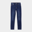 Jeans slim push up taille haute denim brut femme