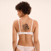 Soutien-gorge push up dentelle blanc femme