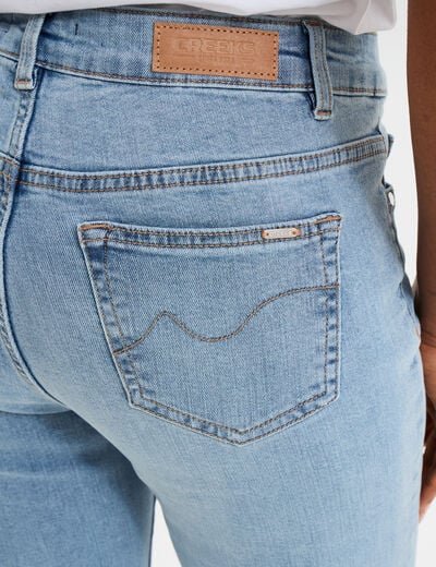Jeans flare 5 poches Creeks denim double stone femme