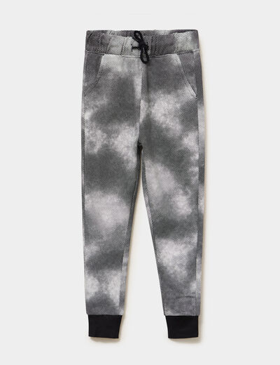 Pantalon de jogging regular noir gar&ccedil;on