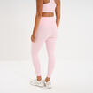 Legging de sport taille haute rose clair femme