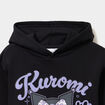 Sweat hoodie Hello Kitty Kuromi noir fille